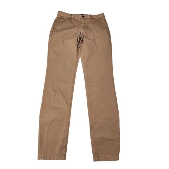 Theory Pants Mens 28‎ Elk Brown Classic-Fit Organic Cotton M0774211 NWT - Picture 1 of 11